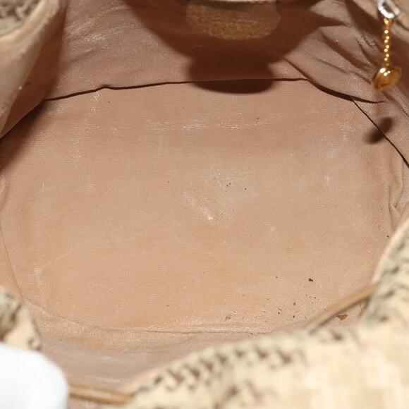 GUCCI Shoulder Bag Canvas Beige Gold - Picture 15 of 16